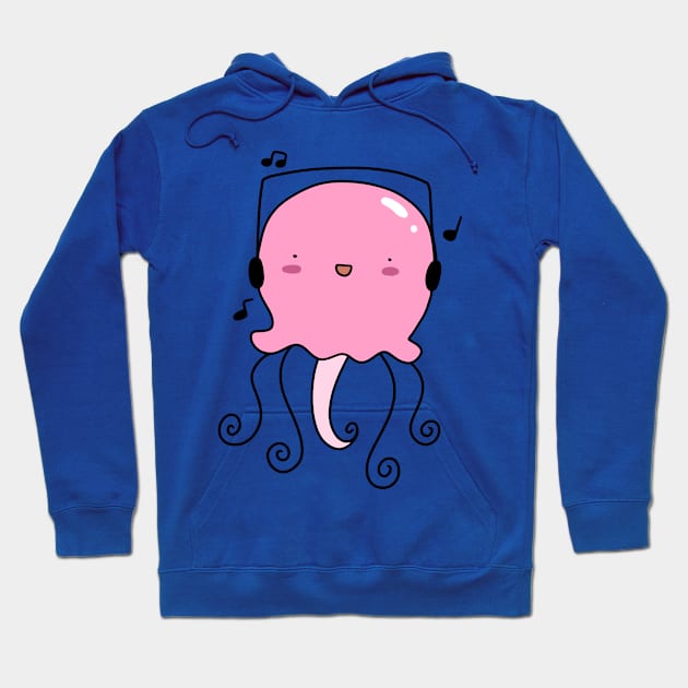 Jellyfish Headphones Hoodie by saradaboru